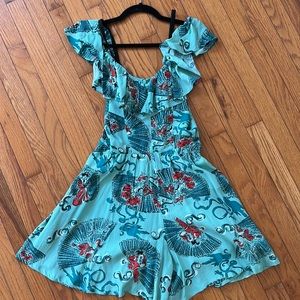 Absinthe and fans Hollywood romper by trashy diva